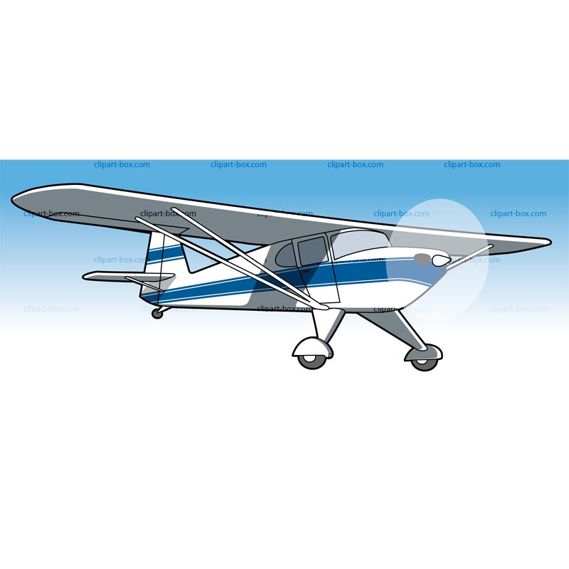 Clipart Cessna Plane   Royalty Free Vector Design