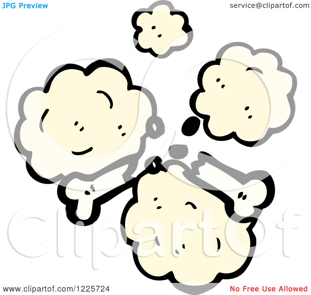Clipart Of A Dusty Broken Bone   Royalty Free Vector Illustration By