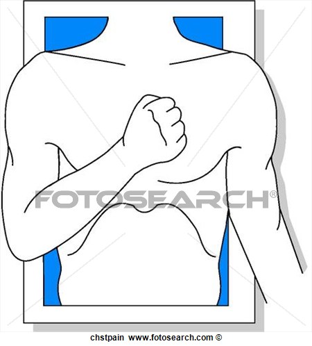 Drawing   Chest Pain Icon  Fotosearch   Search Clip Art Illustrations