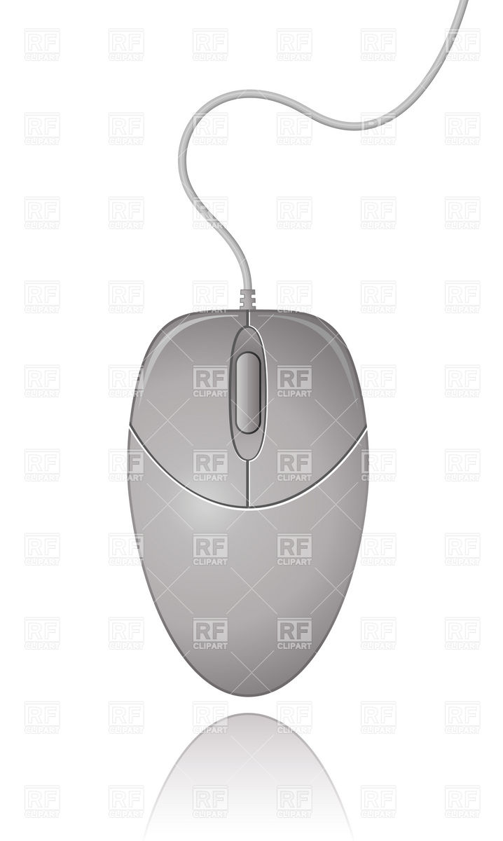 Grey Computer Mouse Download Royalty Free Vector Clipart  Eps