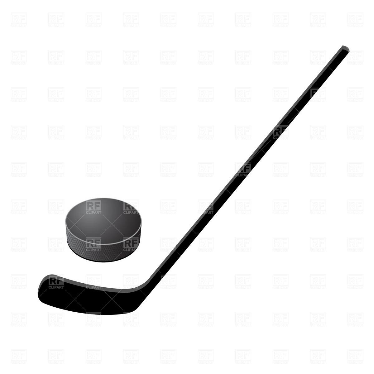 Hockey Stick And Puck 1677 Download Free Vector Clipart  Eps