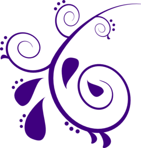 Paisley Purple Clip Art At Clker Com   Vector Clip Art Online Royalty    