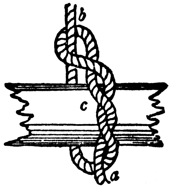 Timber Hitch Clipart  