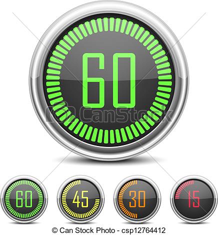 Timer   Vector Digital Countdown Timer    Csp12764412   Search Clipart