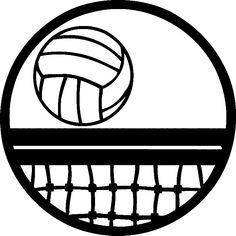 Volleyball Set Clipart Volleyball With Net Diecut