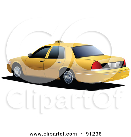 Yellow Taxi Clipart