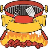 Bbq Grill With Fire Clipart   Clipart Panda   Free Clipart Images