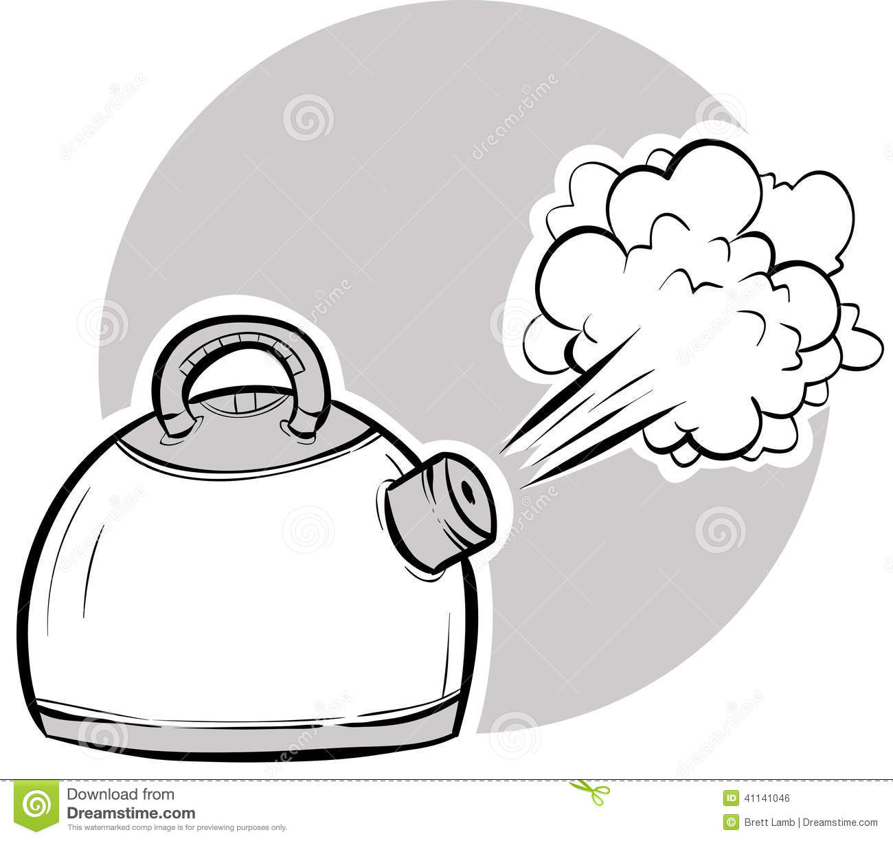 Boiling Kettle Stock Illustration   Image  41141046