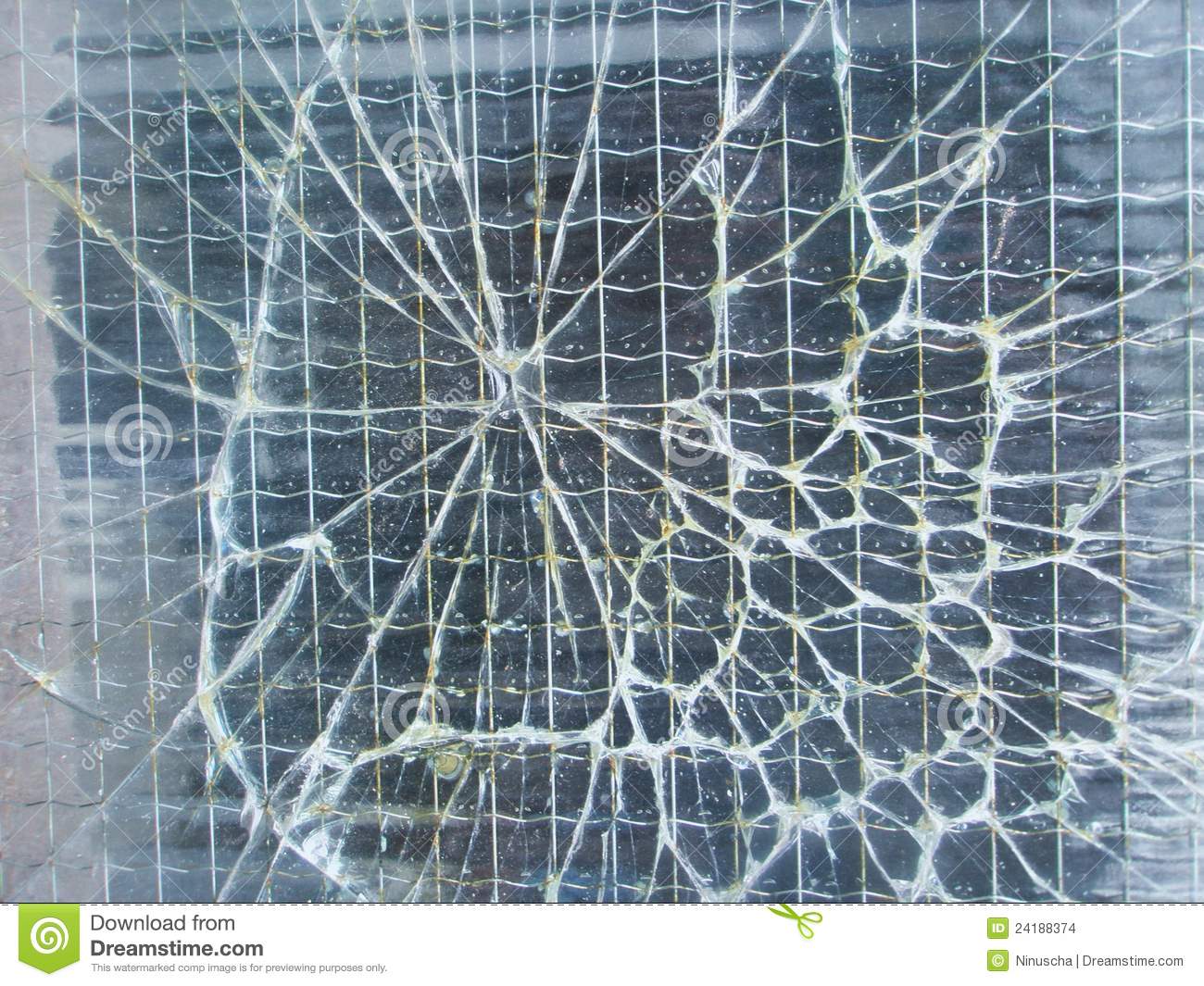 Broken Safety Wire Glass Background Stock Images   Image  24188374
