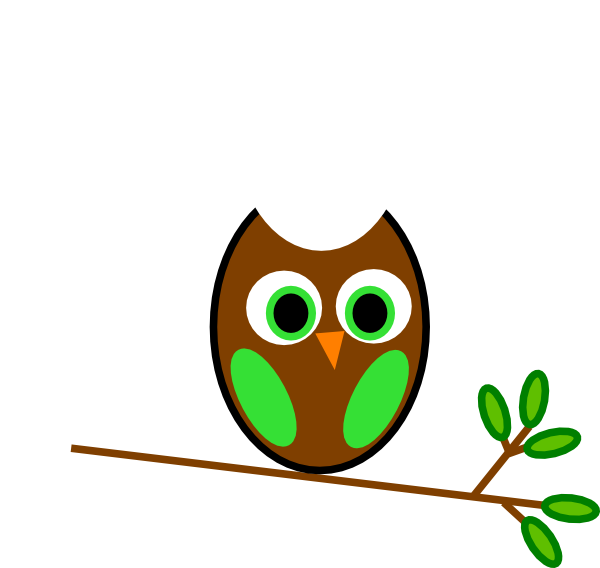 Brown Green Owl Svg Downloads   Brown   Download Vector Clip Art