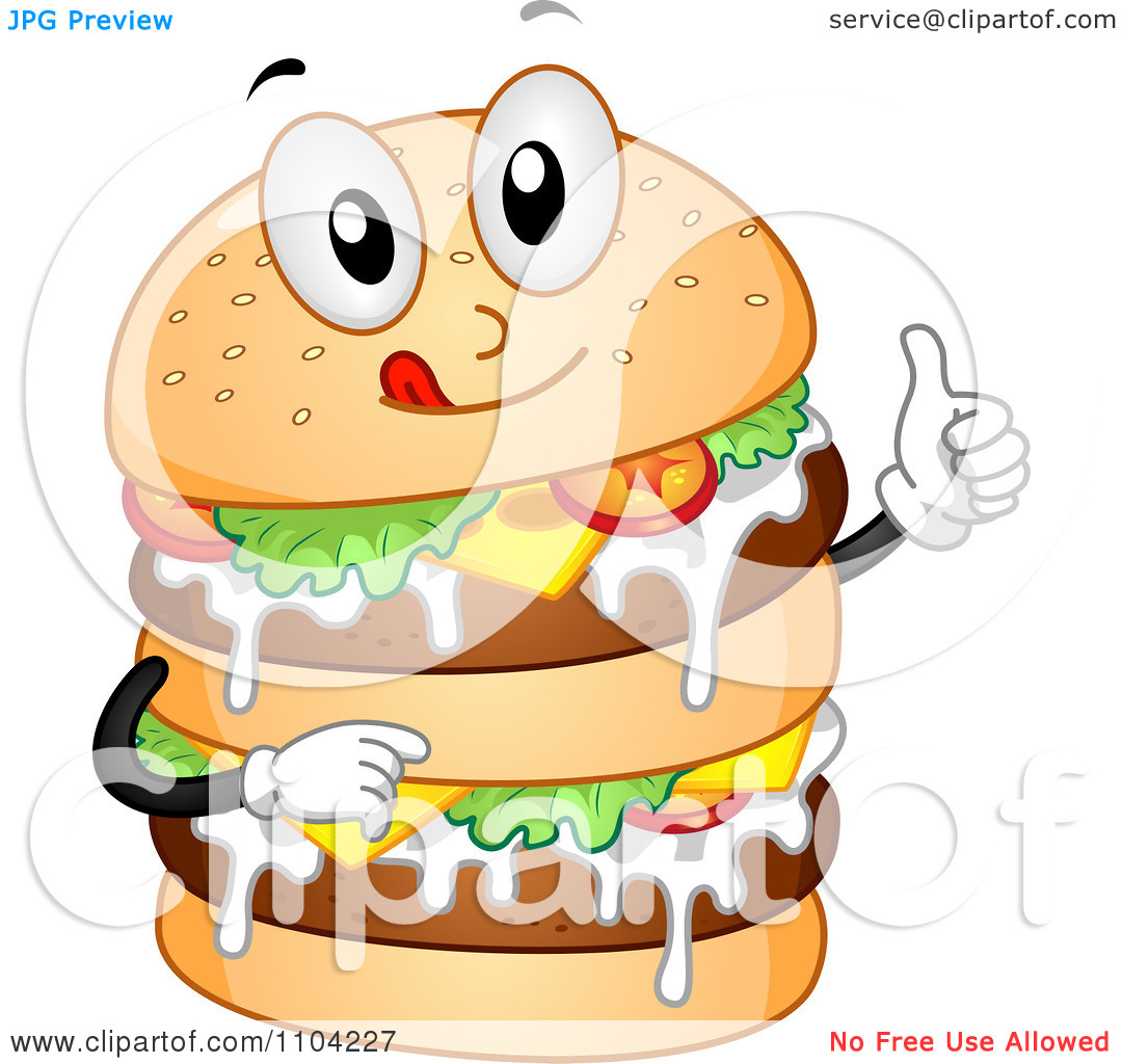 Burger And Fries Clipart Black And White Burger Clip Art