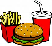 Burger And Fries Clipart Related Images See All