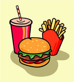 Burger Fries Illustrations And Clip Art  204 Burger Fries Royalty Free