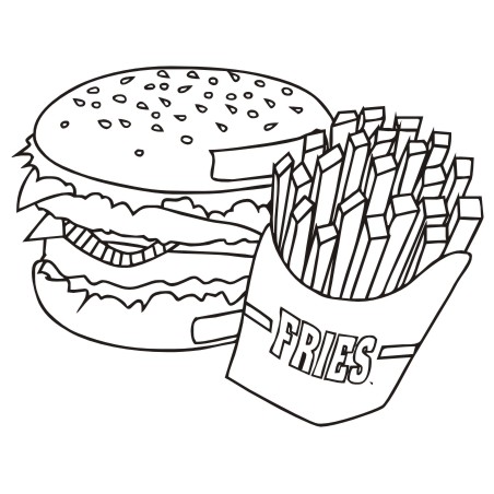 Clipart   Design Ideas  Clipart   Food   Burger Fries