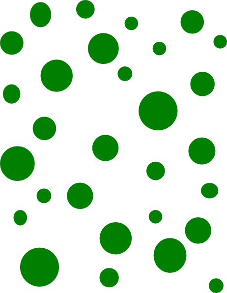 Green Polka Dots Clip Art