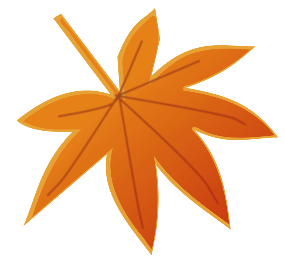 Leaf Autumn   Free Stock Photo   Illustration Of An Orange Autumn Leaf