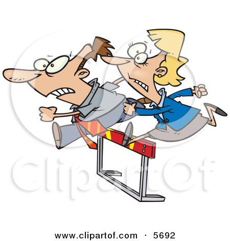 Obstacle Clipart Royalty Free Clipart Of A