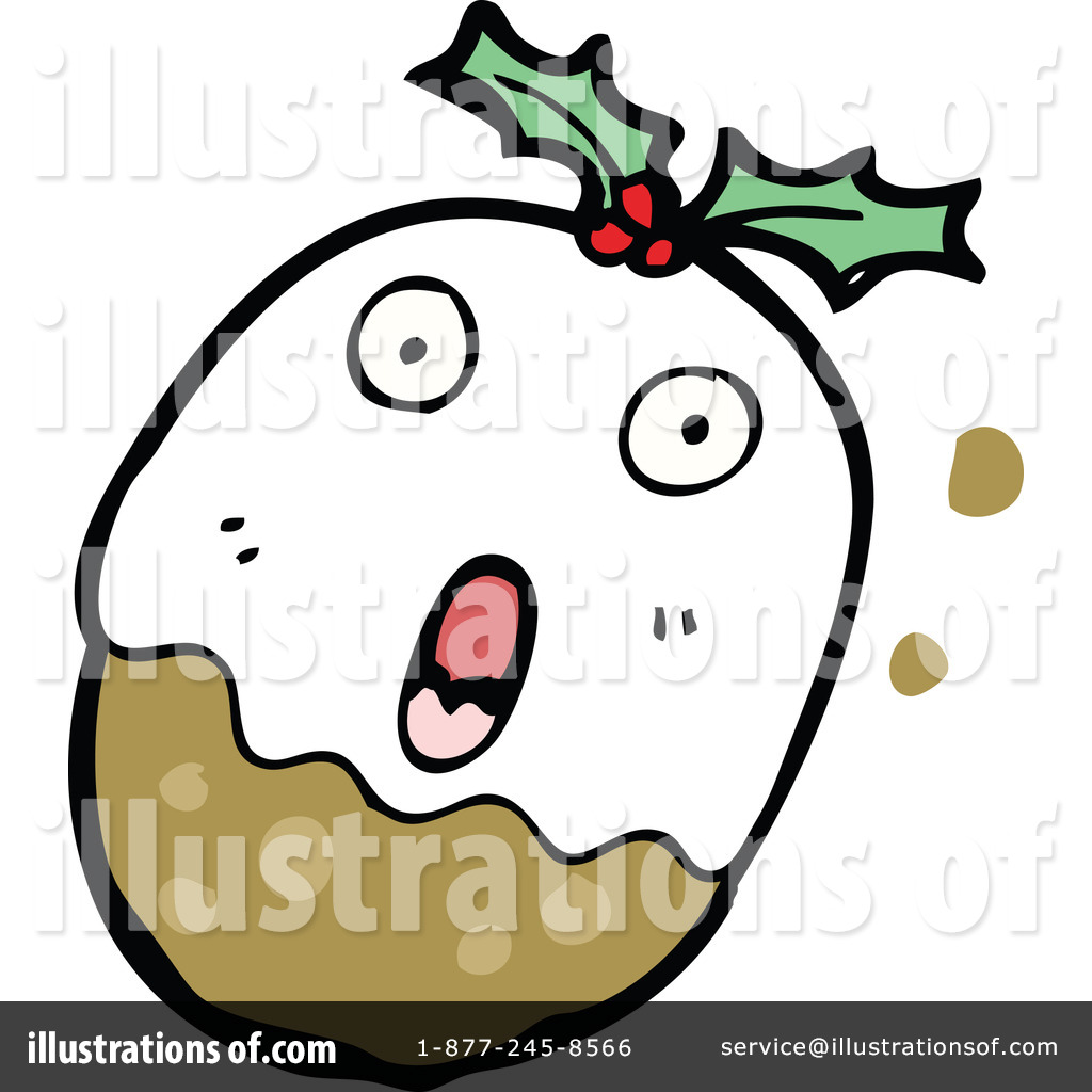 Royalty Free  Rf  Christmas Pudding Clipart Illustration  1186507 By