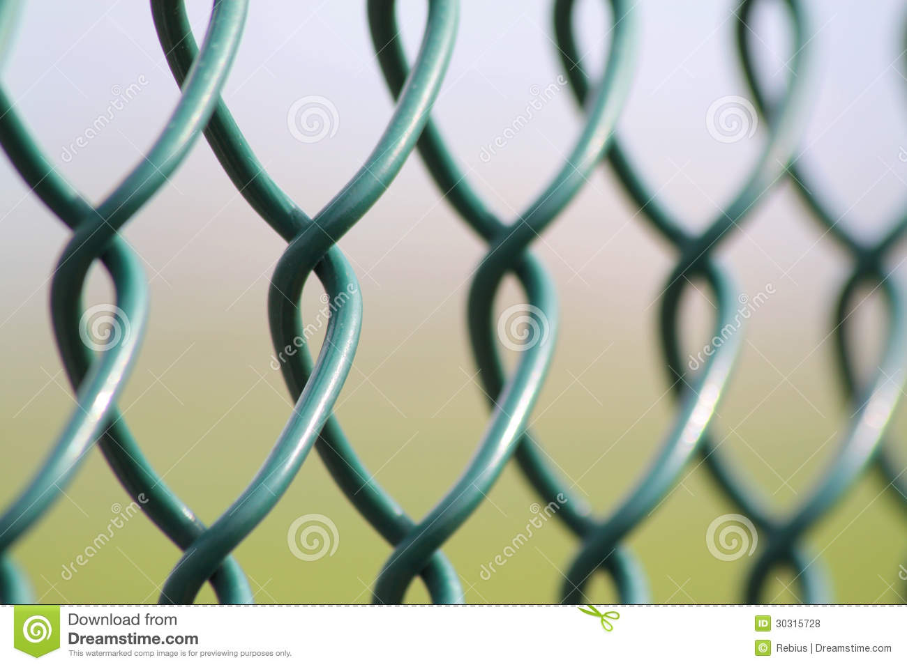 Safety Barrier Of Fence From Wire