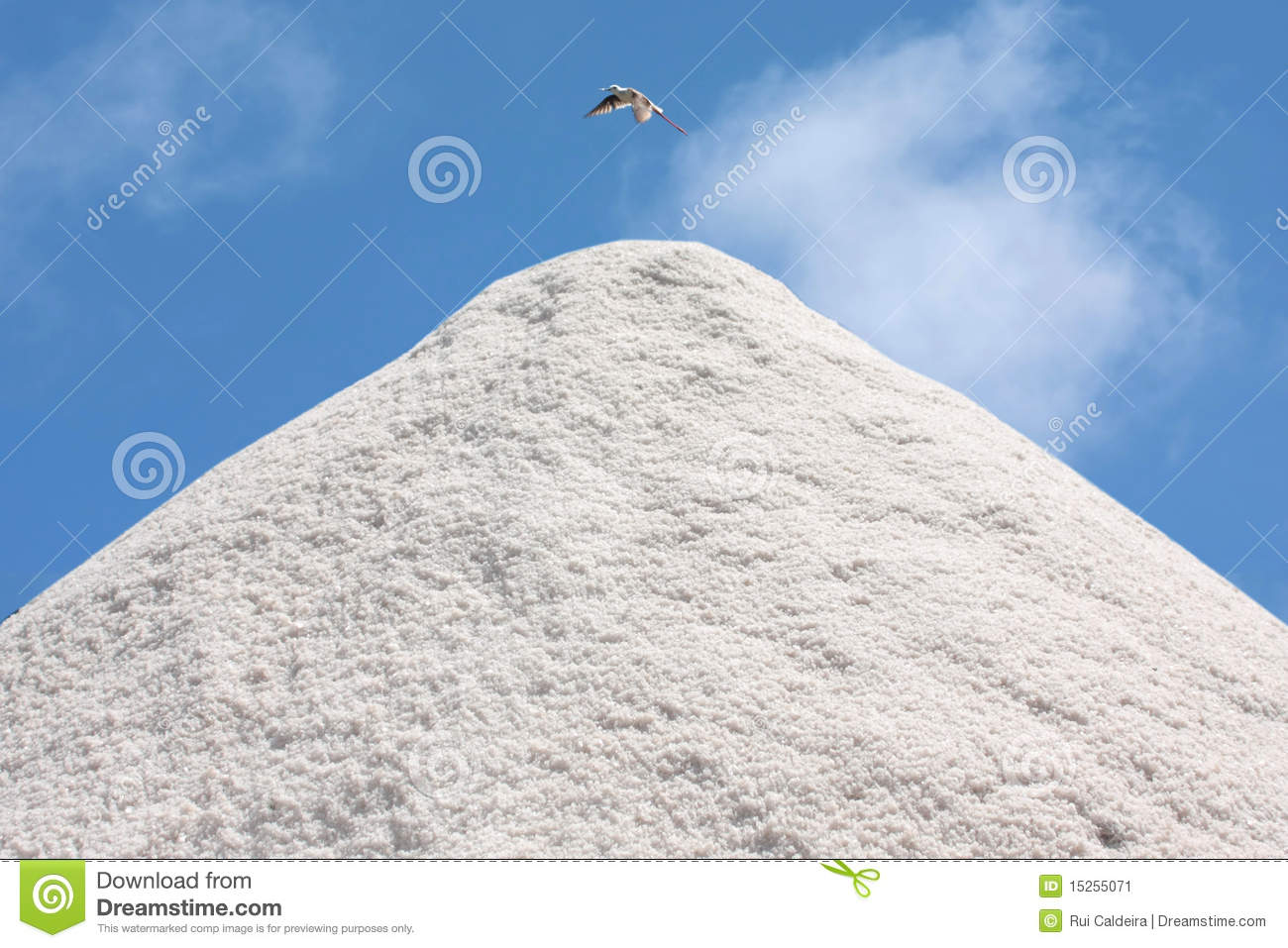 Salt Pile Stock Image   Image  15255071