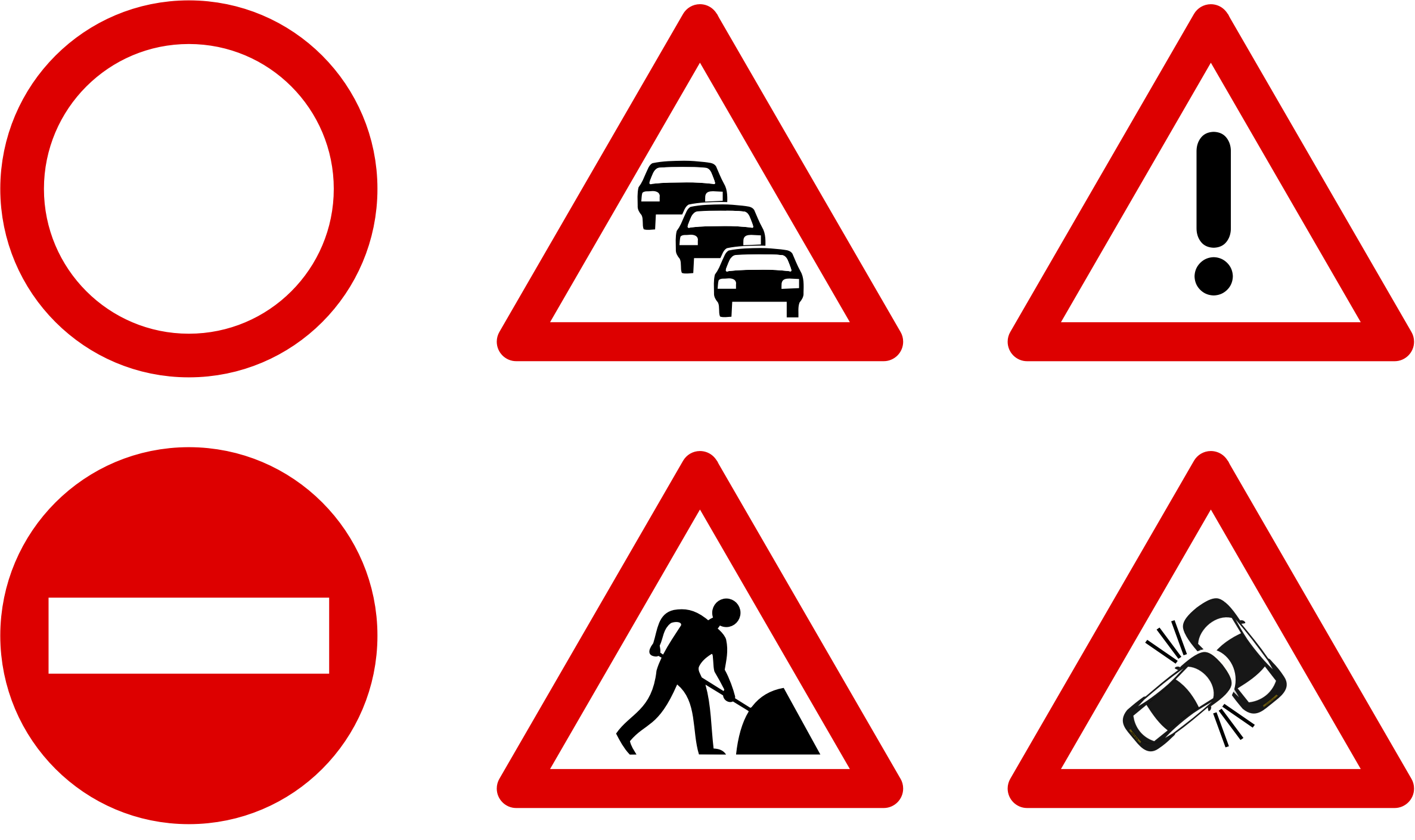 Traffic Sign Icons By Mlampret