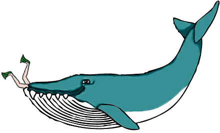 Whale With Scuba Diver In Its Mouth Animations