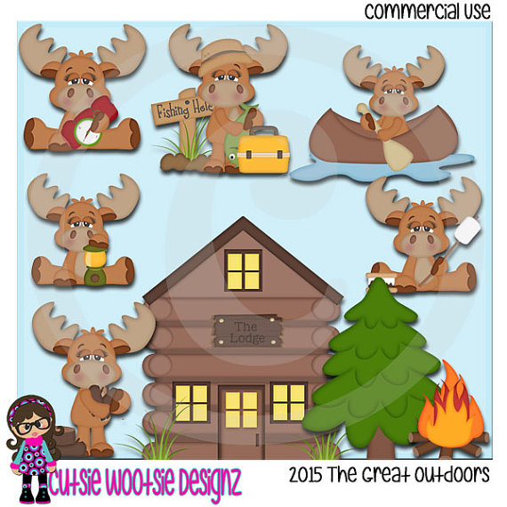 2015 The Great Outdoors Clip Art Clipart Graphics Commercial Use