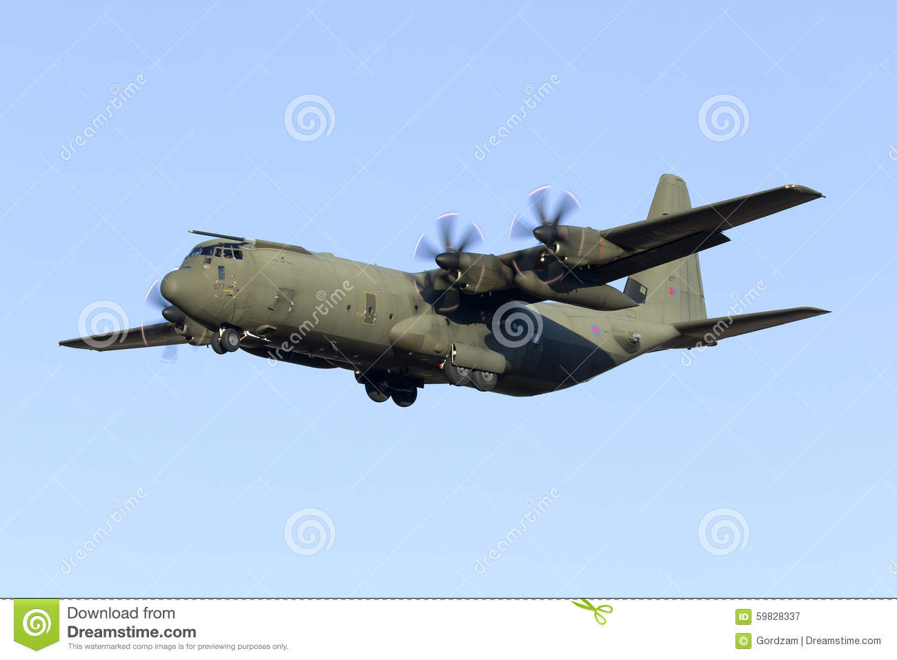 Air Force  Raf  Lockheed Martin C 130j Hercules C5 Landing Runway 31