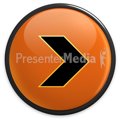 Arrow Orange Right Button   Signs And Symbols   Great Clipart For