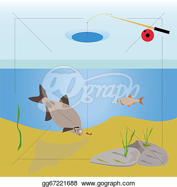 Drawing   Ice Fishing  Clipart Drawing Gg67221688