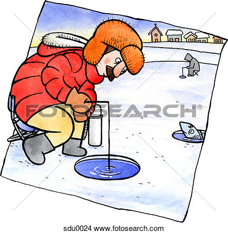 Ice Fishing Clipart And Illustrations Car Pictures