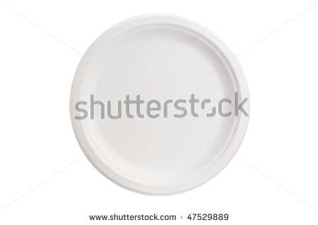Paper Plate Clipart White Empty Clean Paper Plate