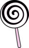 Pop Clipart Black And White Lollipop Clip Art