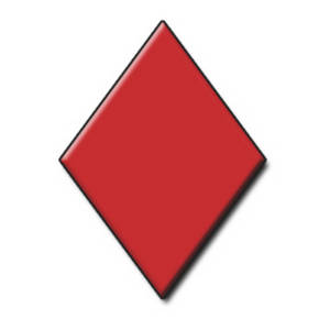 Red Diamond Shape