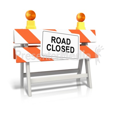 Road Closed Sign   Presentation Clipart   Great Clipart For