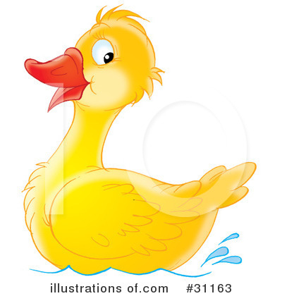 Royalty Free  Rf  Duck Clipart Illustration By Alex Bannykh   Stock