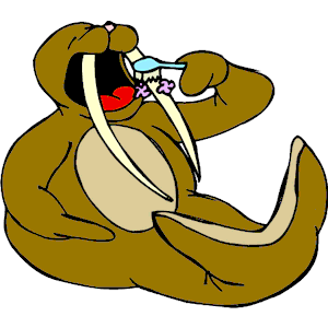 Walrus Brushing Teeth Clipart Cliparts Of Walrus Brushing Teeth Free
