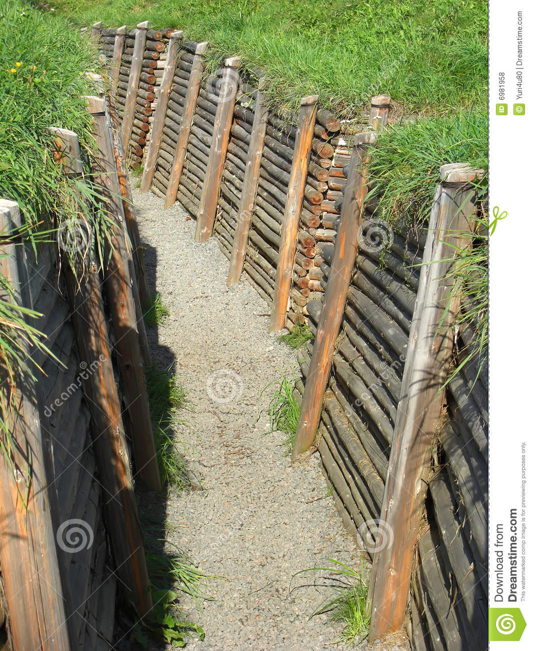 War Trench Royalty Free Stock Photos   Image  6981958