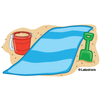 Beach Towel Clip Art At Lakeshore Learning