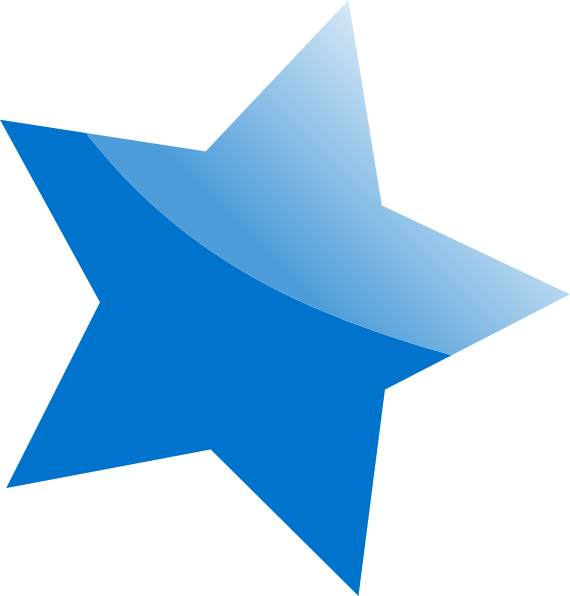 Blue Star Clip Art At Clker Com   Vector Clip Art Online Royalty Free