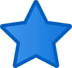 Blue Star Clip Art At Clker Com   Vector Clip Art Online Royalty Free
