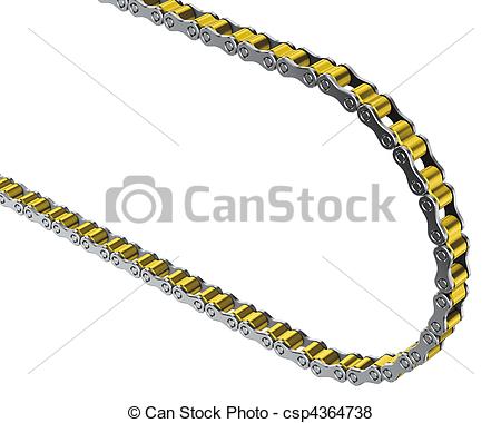 Chain Of Command Clipart Chain   Stock Illustration