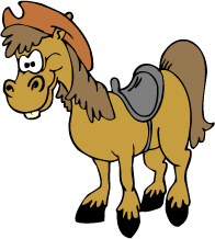 Classic Horse Cartoon Horse Clip Art Cowboy     Classic Horse