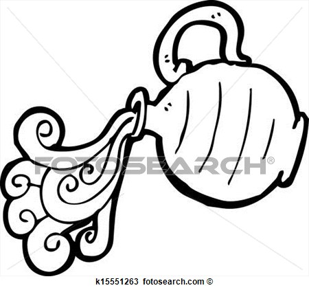 Clipart   Cartoon Pouring Water Jug  Fotosearch   Search Clip Art