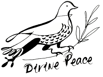 Divine Peace Dove By Kathy Grimm