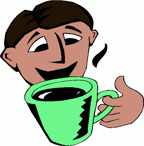 Drinking Coffee Clipart Drinking Clipart