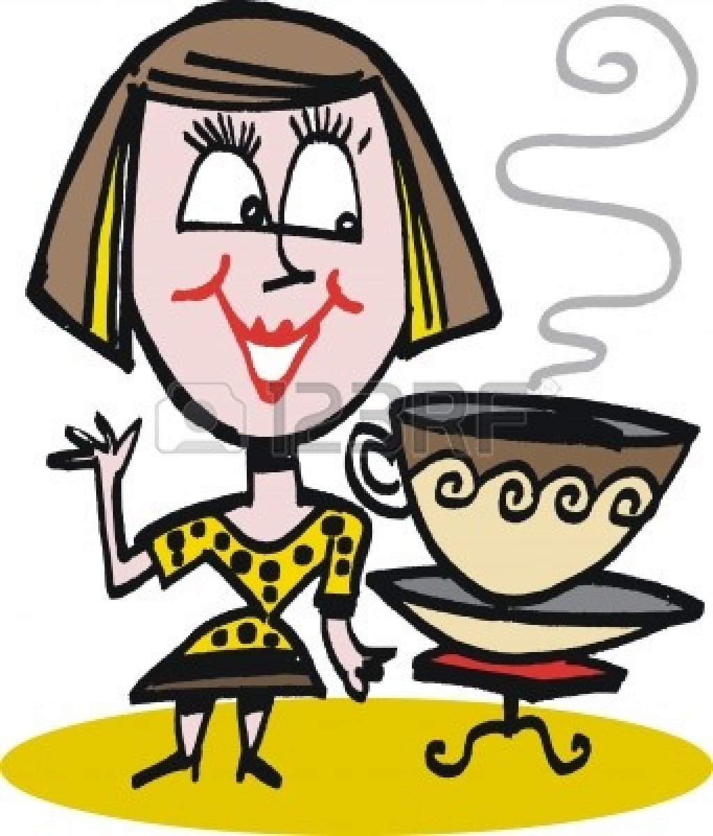 Drinking Coffee Images 10045536 Cartoon Of Woman Drinking Coffee Jpg