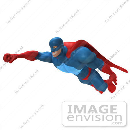 Free Rf Clip Art Illustration Of A Super Hero Woman Flying Wallpaper