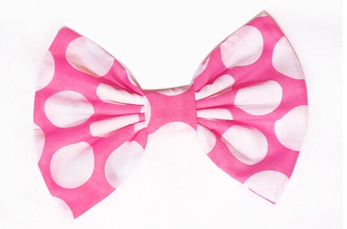 Hair Bow Clip Art Pink Polka Dot Hair Bow Kawaii Cute Bow Blog Jpg
