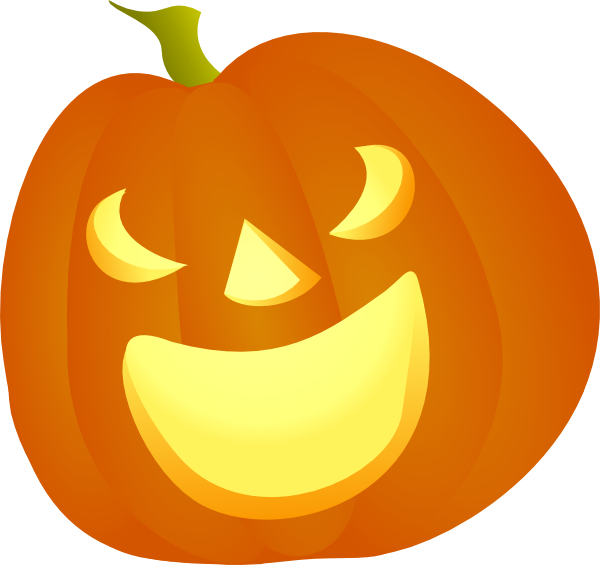 Halloween Pumpkin Smile Clip Art At Clker Com   Vector Clip Art Online    